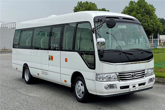 Toyota Coaster 11-seater Tourist Bus Business Reception Bus Gasoline Rear Drive 4×2 Manual Transmission