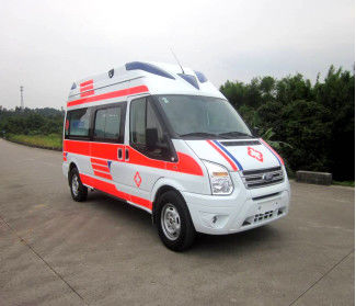 Buy Ford Long Axle Medical Emergency Ambulance 9 Seat Front Rear Drive 4×2 online manufacture