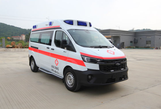 Central Axis Gasoline Medical Emergency Ambulance Front Engine Front Wheel Drive