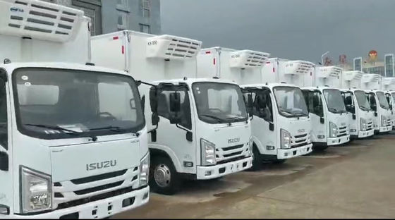 Good price 93KW 125HP Isuzu Refrigerated Van Diesel 4×2 Isuzu Freezer Truck online