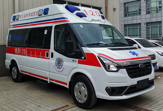 Good price Diesel 4×2 New Ford Ambulance Medical Emergency Ambulance White online