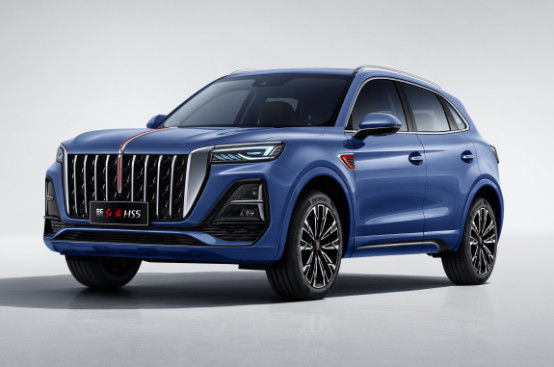 Good price Blue Hongqi Sports Utility Vehicle 185kw 5 Seater Gasoline Hongqi Suv online