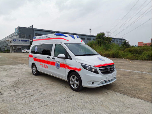 Good price Gasoline Mercedes Benz Ambulance 7 Seat Front Mounted 4×2 Automatic Transmission online