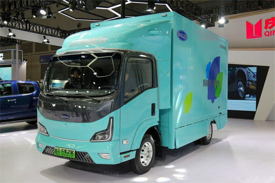 Good price Qingling EVM600 Electric Cargo Trucks Blue All Electric Truck online
