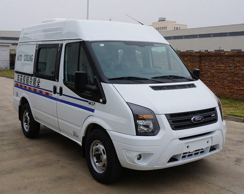 Good price 100Kw Refrigerated Truck MT82 Ford Transit Reefer Van White online