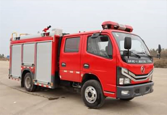 Good price 6.2m Fire Rescue Trucks 140hp Dongfeng Water Tanker Fire Truck online