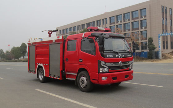 Good price Dongfeng 5000 Liter Water Tank Fire Truck 5-Seater Diesel 4×2 Manual Transmission online
