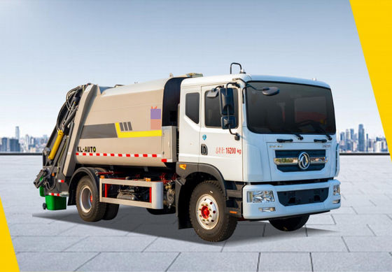 Good price Dongfeng 13-Square Compressed Garbage Dump Truck Rear Drive Diesel 4 × 2 Manual Transmission online