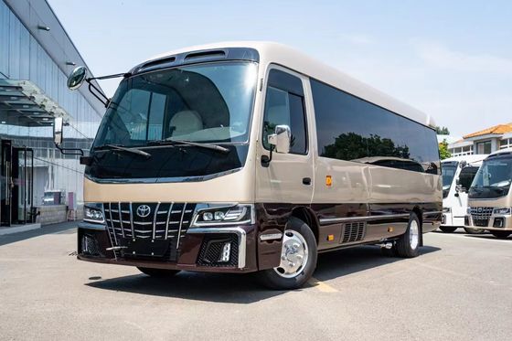 Good price Toyota Coaster 12 Seater Tourist Bus Gasoline Rear Drive 4×2 Manual Transmission online