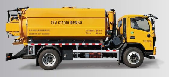 Good price Professional C11000 Sewage Vacuum Pump Truck For Commercial Cleaning Needs online